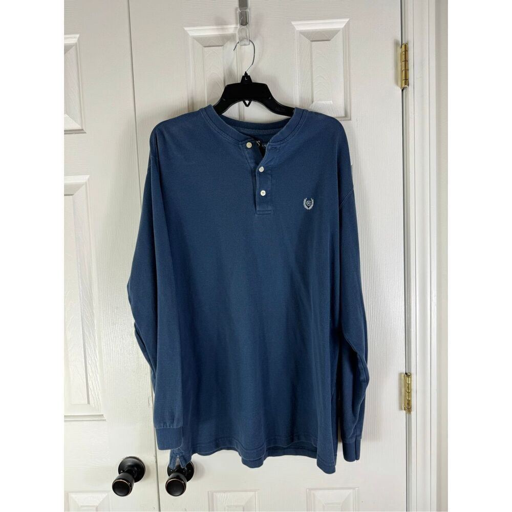Chaps Mens Navy Shirt Size L